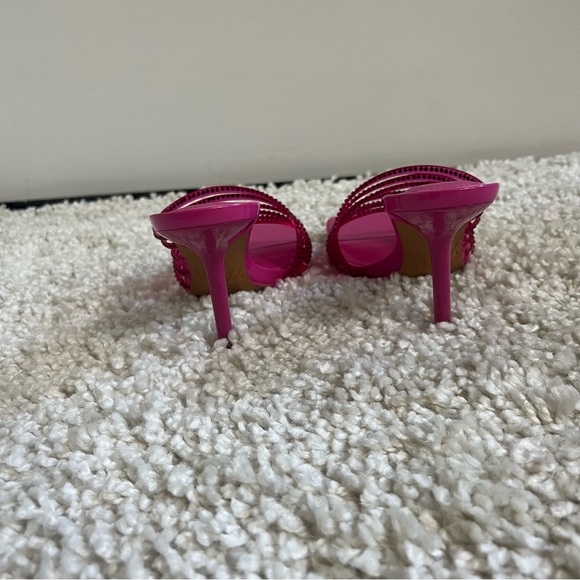 Zara hot pink rhinestone heels - Picture 3 of 6